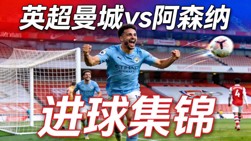 英超曼城对阵阿森纳比赛进球集锦视频封面